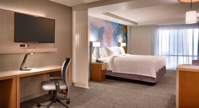 Двухместный люкс Courtyard by Marriott Salt Lake City Downtown