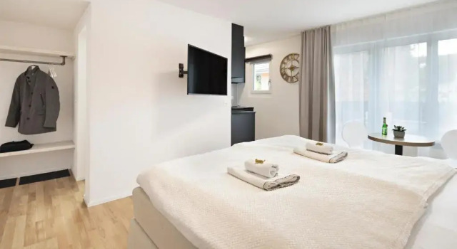 Студия Deluxe VISIMO Apartments Lehnstrasse St Gallen - Stylish, Smart, Connected