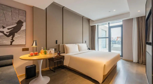 Двухместный номер Deluxe с видом на сад Atour Hotel Shijiazhuang East Zhongshan Road