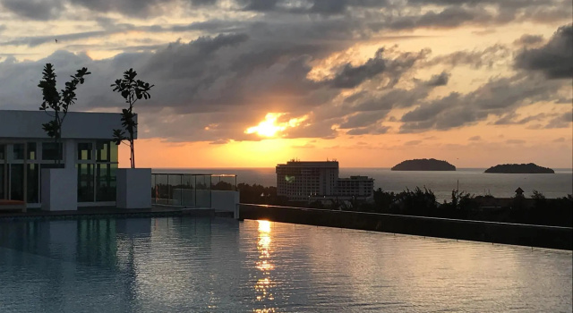 Двухместный семейный люкс с видом на город Sunset Seaview Vacation Condos Infinity Avenue