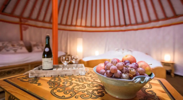 Yourte Oulan Bator - Le Village des Templiers, Varaa Leirintäalue Trie-Chateau 