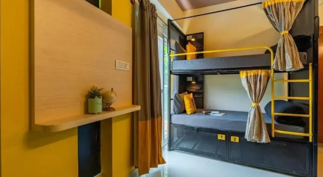 Кровать в общем номере The Hosteller Bangalore, Indiranagar