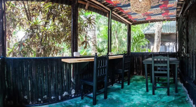 Кровать в общем номере (женский номер) Hostel Oryx Tulum