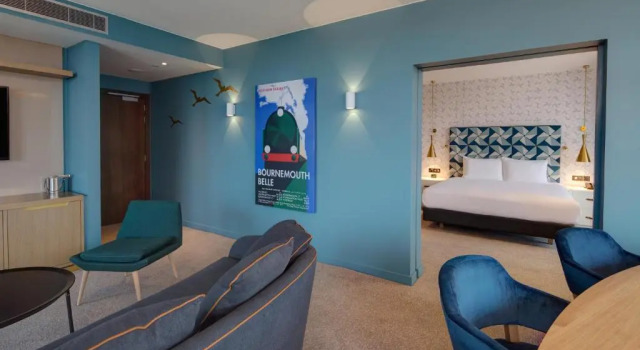 Двухместный люкс c 1 комнатой Hilton Bournemouth