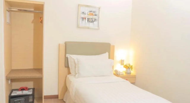 Standard Einzel Zimmer d'primahotel Melawai Blok-M