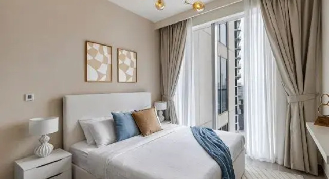Люкс Deluxe Cozy 1BR Retreat Near Dubai Mall & Burj Khalifa