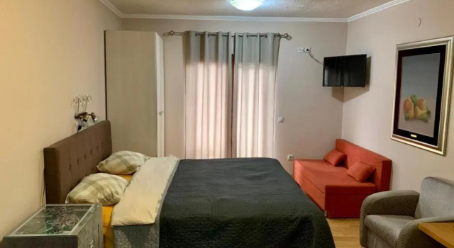 Студия с балконом и с красивым видом из окна Apartments Aleksandra Cetinje