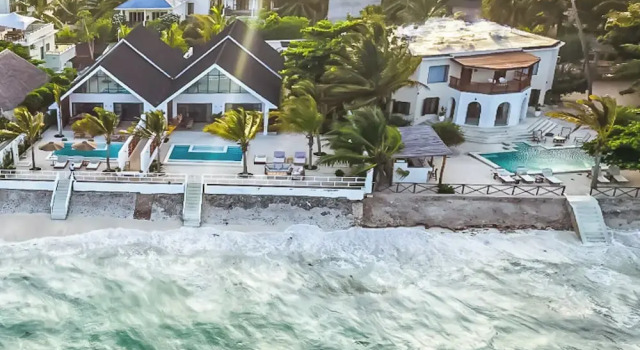 Solymar Staffed Beach Front Villa