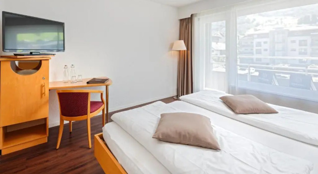 Двухместный номер Panorama с балконом и с видом на горы Seerausch Swiss Quality Hotel