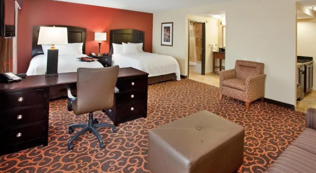 Четырёхместная студия Hampton Inn & Suites Dickinson ND