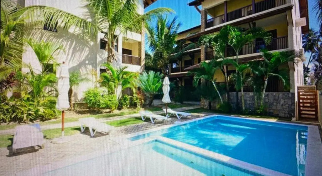 Апартаменты Las Terrenas beachfront 2 bedrooms condo with pool
