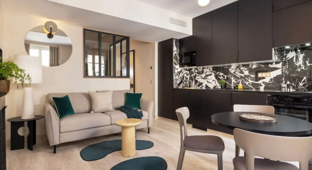 Апартаменты c 1 комнатой с видом на город Yuna Saint-Honoré - Serviced Apartments