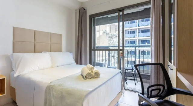 Апартаменты THK - Building With Pool in the Republica Neighborhood in SP