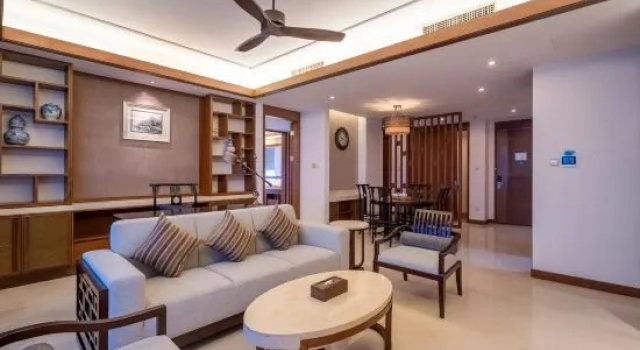 Семейный люкс с 2 комнатами с видом на море Narada Sanya Bay Resort