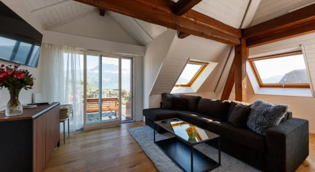 Студия Deluxe BERG & BERG Apartments - Spiez Self-Check-in