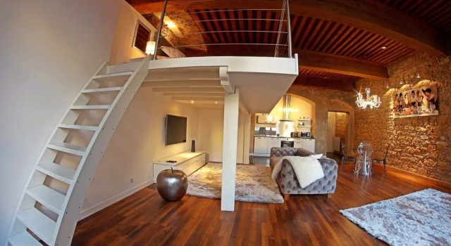 Le Carré Mercière , Appartements de Luxe au cœur de Lyon, Loft, Забронировать Отель 02. Прескиль Лион