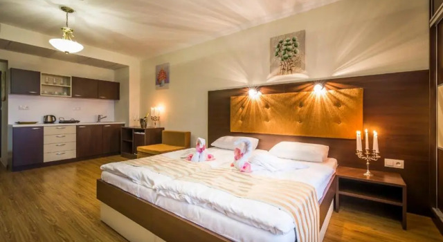 Deluxe Dvoulůžkový s manželskou postelí pokoj Hotel Sun