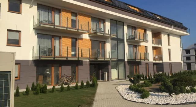 Baltic Apartament z basenem zewnętrznym ul Marynarska 4, Sarbinowo, Buchen Sie Ferienwohnung Hotels in Westpommern mit Pool, Schwimmbad
