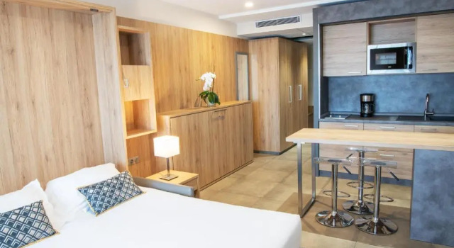 Трёхместная студия Standard Hotel Residence Lido Marana Bastia Furiani