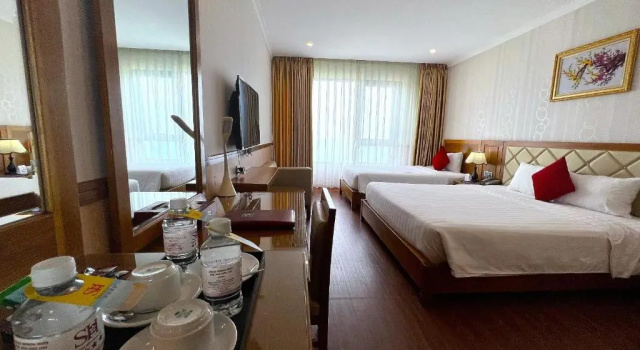 Трёхместный номер Standard с видом на море Serene Beach Hotel Danang