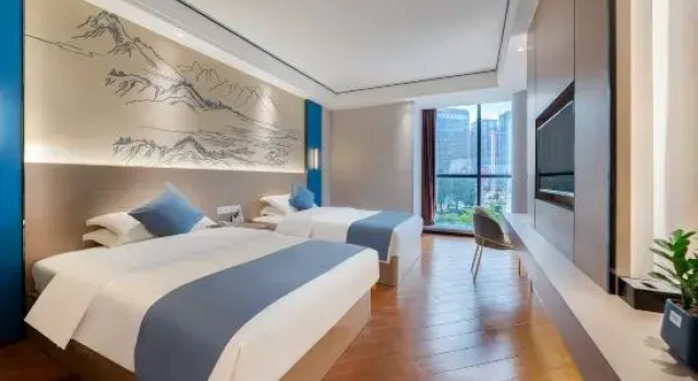 Люкс Superior GreenTree Inn Hotel (Yulin Hongjin Market Yide Branch)