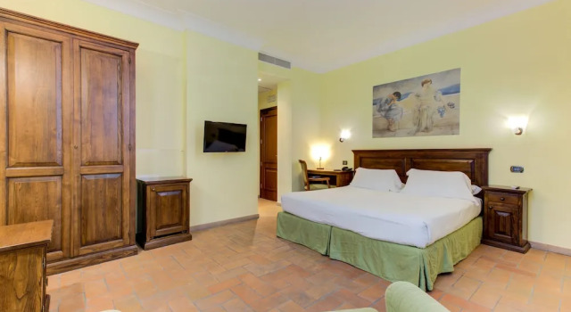 Habitación doble De lujo con vista al terreno Oste del Castello Wellness & Bike Hotel