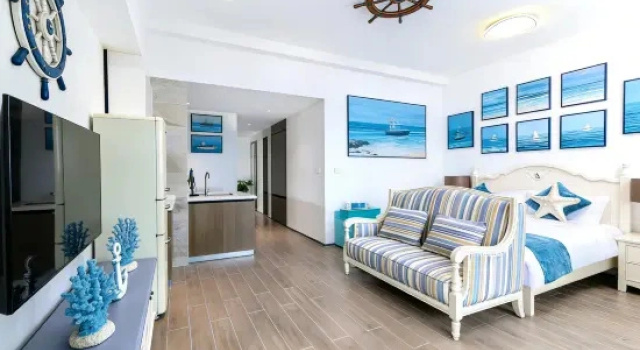 2 soveværelser i tredobbelt suite med havudsigt Hillman Vacation Apartments (Shanwei Poly Jincheng Bay Tourist Resort)