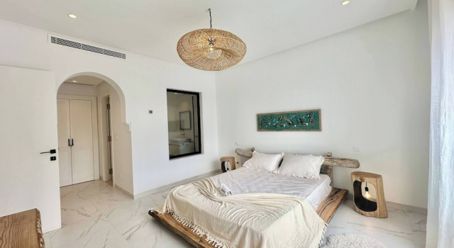 Апартаменты с 2 комнатами с балконом Appartement Serena en Bord de mer à Hammamet