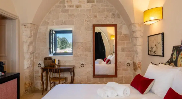 Люкс с видом на сад Masseria Santo Scalone