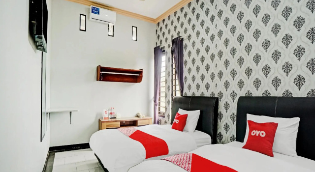 Camera doppia Deluxe OYO 90396 The Halona Villa Batu
