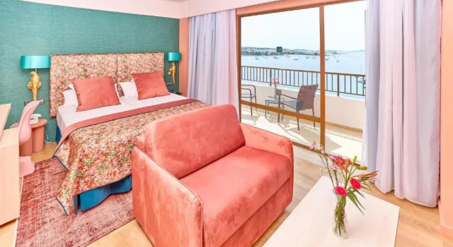 Двухместный номер Deluxe с видом на море NYX Hotel Ibiza by Leonardo Hotels-Adults Only