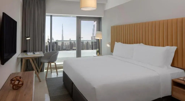 Люкс с 3 комнатами с балконом Staybridge Suites Dubai Financial Centre by IHG
