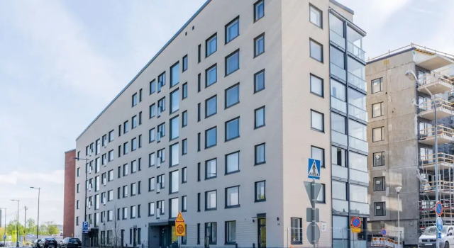 Cozy apartment right next to metro station, Boek Appartement Hotels in Zuid Finland met parkeren, Parkeren