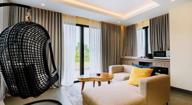 Двухместный люкс с балконом Big Dragon Villas Ubud