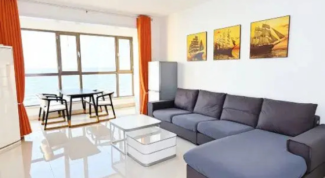 Люкс с 2 комнатами с видом на озеро Longkou Lechao Boutique Holiday Apartment