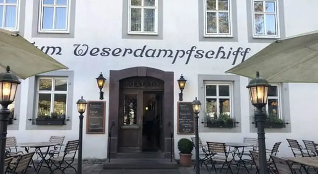 Hotel Zum Weserdampfschiff, Забронировать Отель Бад-Карлсхафен земля Гессен, рядом с Музей монастыря Хельмарсхаузен