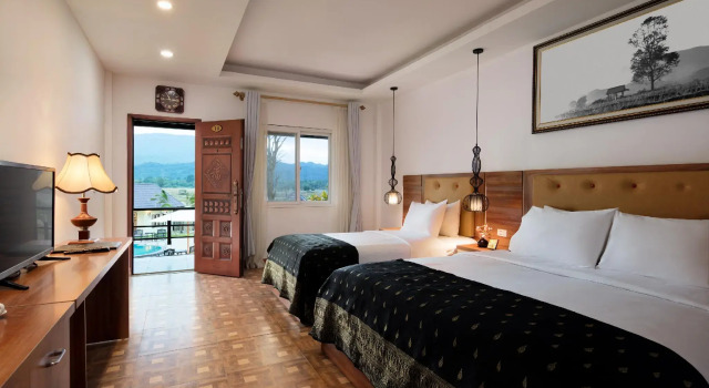 Семейный номер Standard с видом на горы Sansan Resort