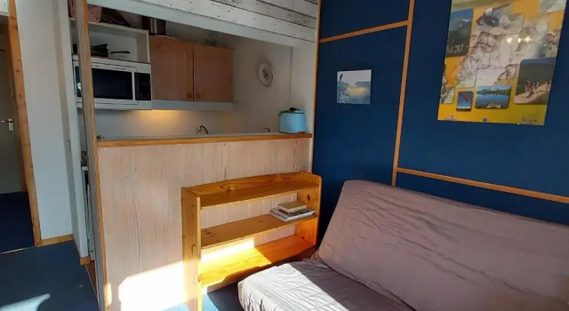 2 pièces + mezzanine Valmorel, 5 pers, balcon, linge et ménage inclus - FR-1-291-761, Забронировать Апартаменты/квартира Апартаменты Лез-Аванше-Вальморели, Апартаменты/квартира