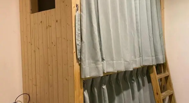 Кровать в общем номере Kenting Heng-Chung Art Hostel