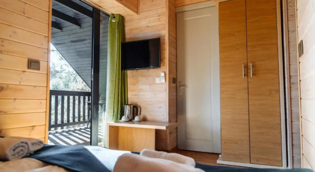 Двухместный номер Standard с балконом Hotel Palanga Camping