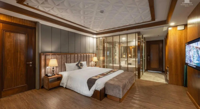 Люкс с видом на горы Bamboo Sapa Hotel