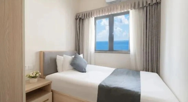 Люкс с 2 комнатами с видом на море Yihai Lanwan Hotel