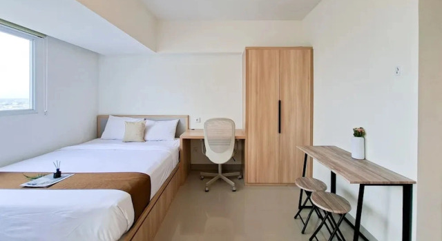 Comfy And Relaxing Living In Studio At Apartment Cisauk Point