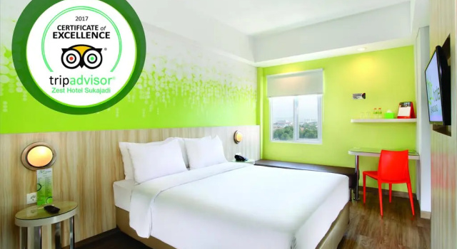 Standard Twin room Zest Sukajadi Bandung by Swiss-Belhotel International