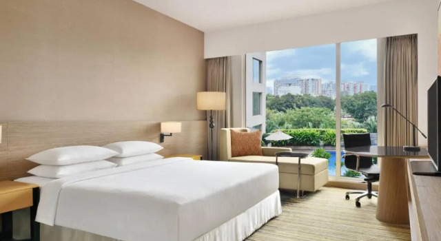 Двухместный номер Standard с видом на город Courtyard by Marriott Bengaluru Outer Ring Road