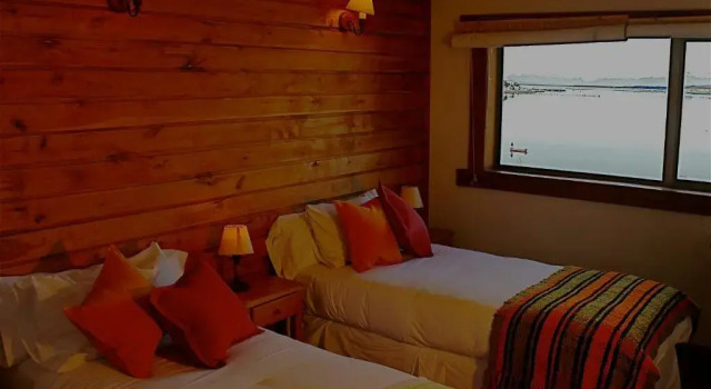 Номер Standard с видом на море Weskar Patagonian Lodge
