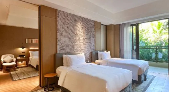 Семейный люкс с 2 комнатами Doubletree By Hilton Lingshui Hot Spring