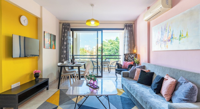 Апартаменты Freya 1-Bedroom Apt & Balcony in Larnaca