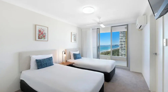 Апартаменты с 2 комнатами с балконом и oceanfront ULTIQA Beach Haven on Broadbeach
