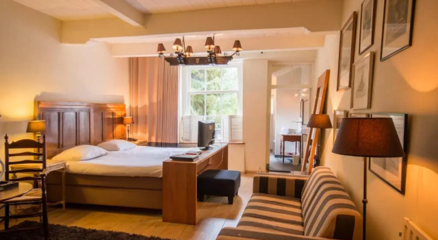 Номер Deluxe Auberge de Campveerse Toren